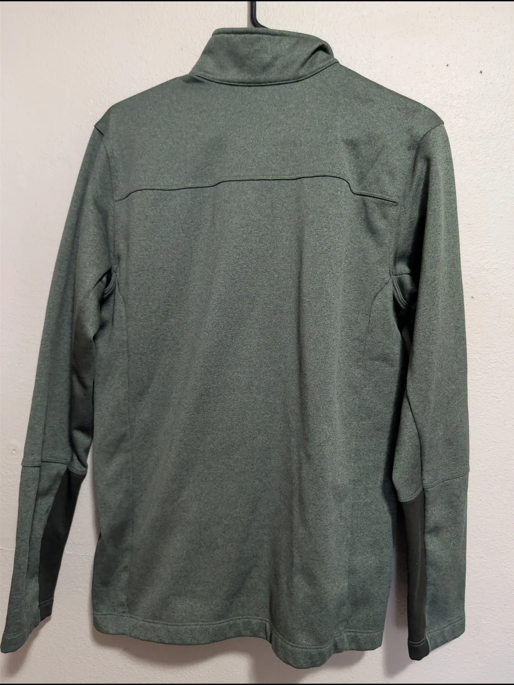 The North Face Men's Olive Green Half-Zip Performance Fleece